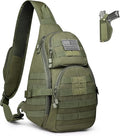 G4Free Tactical EDC Sling Backpack Military Rover Shoulder Sling Bag Pack with Pistol Holster for Concealed Carry | EDC Pack Pistol Holster Concealed Carry