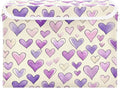 Storage Bins With Lid Stackable Fabric Closet Organizer Clothing Storage Large Boxes For Closet Shelves Bedroom Purple Hearts Minimotifs Diverse