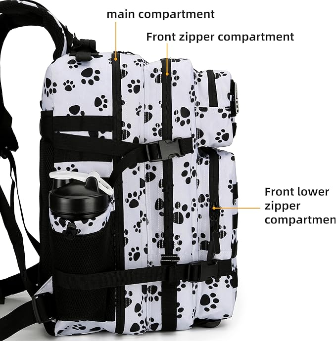 Military 45L Tactical Assault Backpack 3 day assault pack with Molle Waterproof backpack Rucksack for Tactical Backpacks