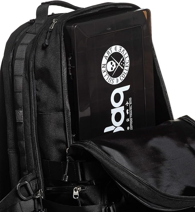 Sullen Blaq Paq Tactical Tattoo Art Lifestyle Bag Backpack Military Style - Black