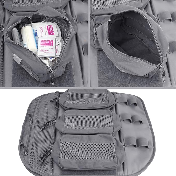 EXCELLENT ELITE SPANKER Medical Backpack Tactical Knapsack Outdoor Rucksack Camping Survival First Aid Backpack（Grey）