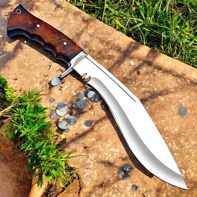 Poshland Fixed Blade Hunting Knife. Sturdy knife to last long fully hand-made with sheath included has been designed for exceptional performance - Survival Camping Tactical and Outdoor Knife