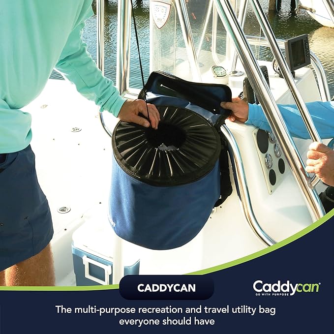 Portable Trash Can for Boating | Tough and Durable Storage Bag for Use with Kayaking Camping Hiking Beach Fishing | Collapsible Multi-Purpose