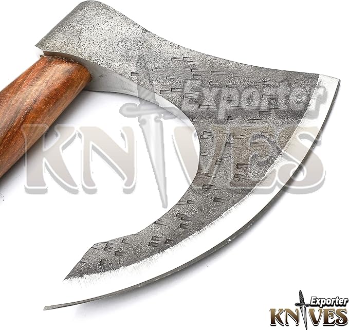 Custom Hand Hammer Forged 1095 Steel Axe/Hatchet 22 Inch Wooden Handle S512