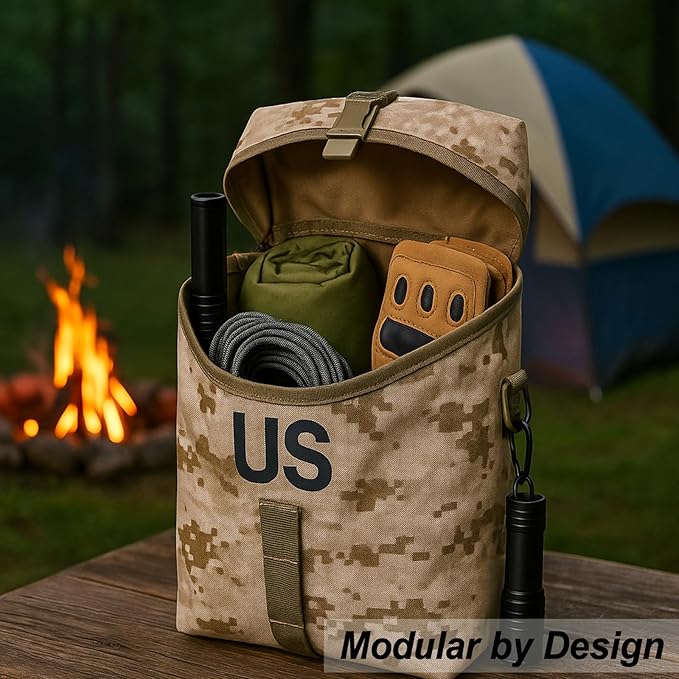 MT 2Pcs US Military MOLLE Sustainment Pouch Army Utility Pouch