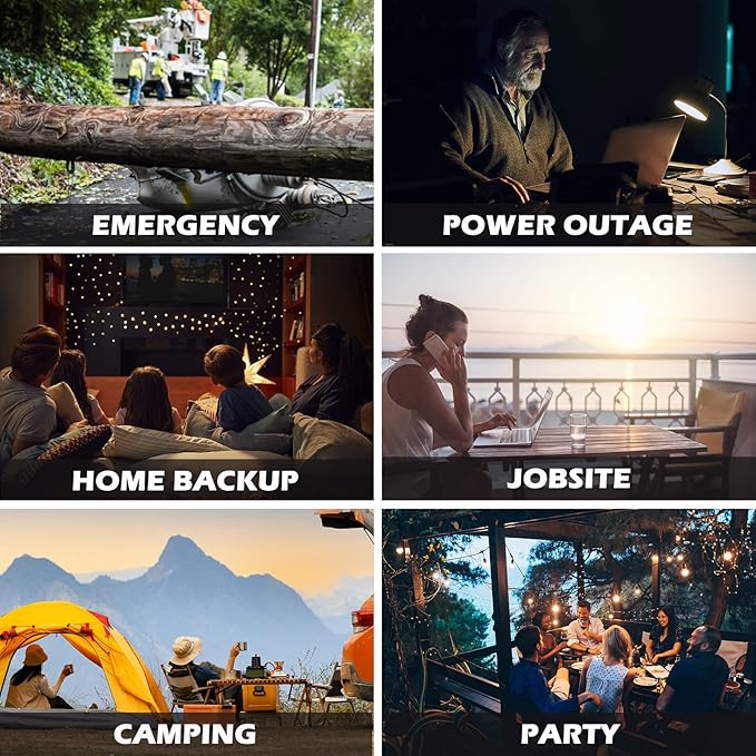 A-iPower SUA12000E 12000 Watt Portable Generator Heavy Duty Gas Powered With Electric Start For Jobsite RV and Whole House Backup Emergency