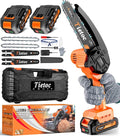 Tietoc Mini Chainsaw 6 Inch Cordless Portable Electric Chain Saw Small Handheld Battery Powered Super Saws