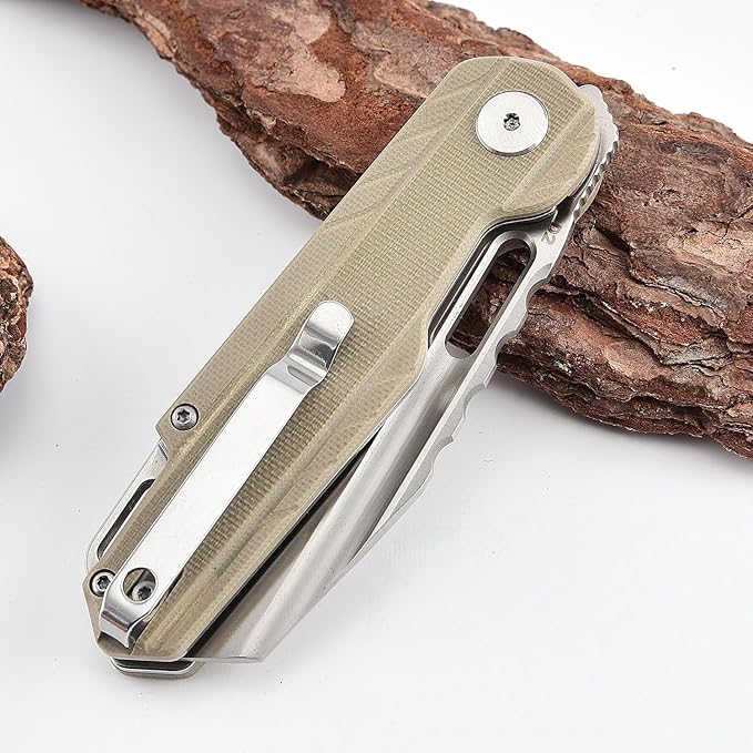 Tuotu Series Folding Pocket Knife A-80003-2 (Khaki)
