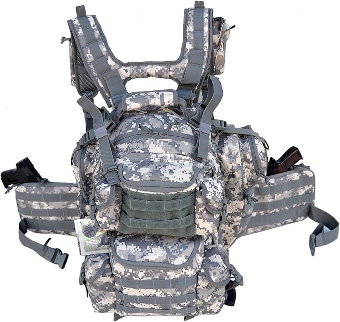 Explorer Tactical Gun Concealment Backpack With Molle Webbing Hydration Ready