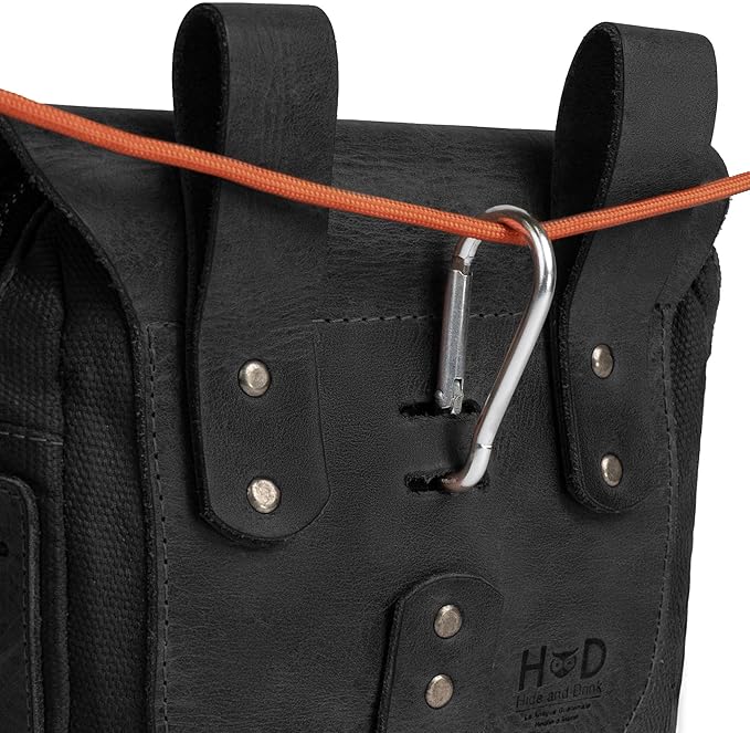 Hide &amp Drink Survival Camping Pouch Belt Loop Rustic and Handy Tool Bag Weather Resistant Outdoor Accessories Traveling Essentials Waxed Canvas Handmade