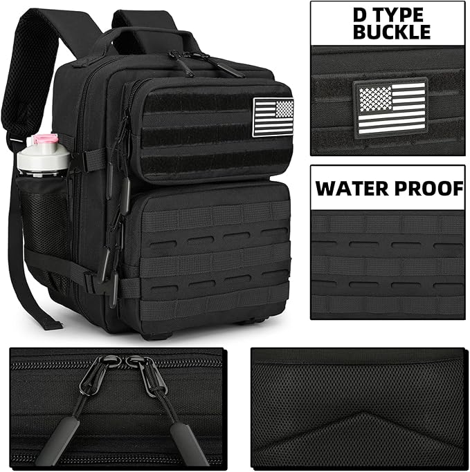 9L Mini Tactical Backpack for Men and Women Tactical Backpack Small for Hiking Small Tactical Bag Fitness Pack