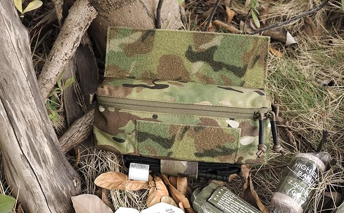 PETAC GEAR Tactical Mini Drop Pouch Fanny Pack Tool Pouch for Tactial Vest Chest Rig
