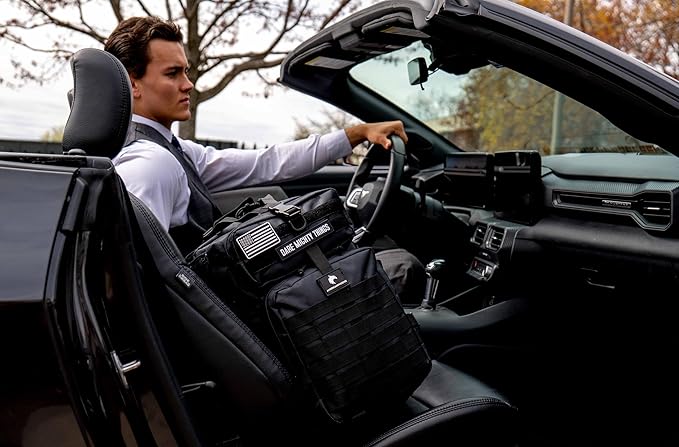 45L to 55L Expandable Professional Tactical Backpack | 1680D SUPER HEAVY DUTY BALLISTIC NYLON |10X Stronger Work &amp Military Bag | Built-In Rain Cover | MADE BY PROS FOR PROS (Carbon Black: Pro Ser