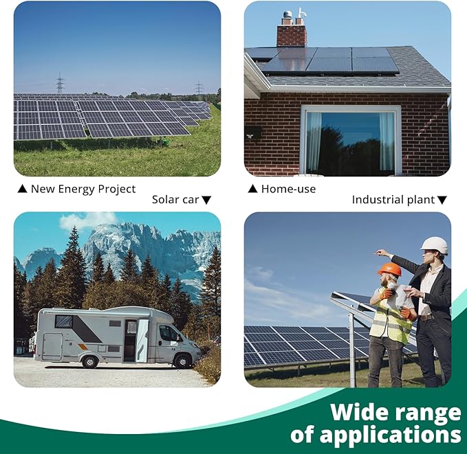 4 String PV Combiner Box Solar Combiner Box with Lightning Arreste 15A Rated Current Fuse and Circuit Breaker Waterproof Combiner Box for On/Off Grid Solar System(Transparent with Lock)