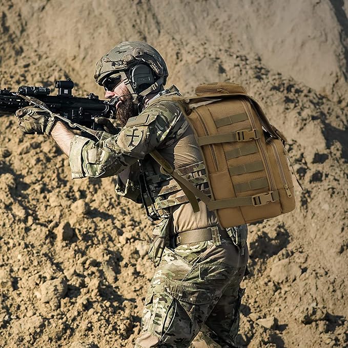 Military Tactical Backpack for Men Survival Army Backpacks for Camping Hiking Trekking