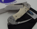 Myerchin Knives Tested at Sea Professional Captain's Knife Engravable Natural Bone Handle Knife &amp Rigging Spike AF300
