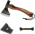 Mastiff Gears® Master Hand-Forged Mini Hatchet Wooden Handle Camping Axe Wood Splitting Axe for Camping bushcraft Hunting Survival Enthusiast