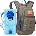 Maelstrom Hydration Hiking Backpack with 2L/3L Water Bladder High Flow Bite Valve Water Backpack Men Women Lightweight Insulation for Hiking Cycling Running Climbing Camping