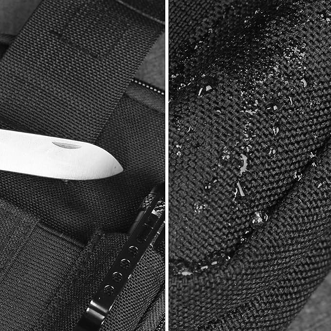 Universal Outdoor Tactical Molle Pouch EDC Waist Bag Pocket Organizer for Less Than 9 Smartphone (B)