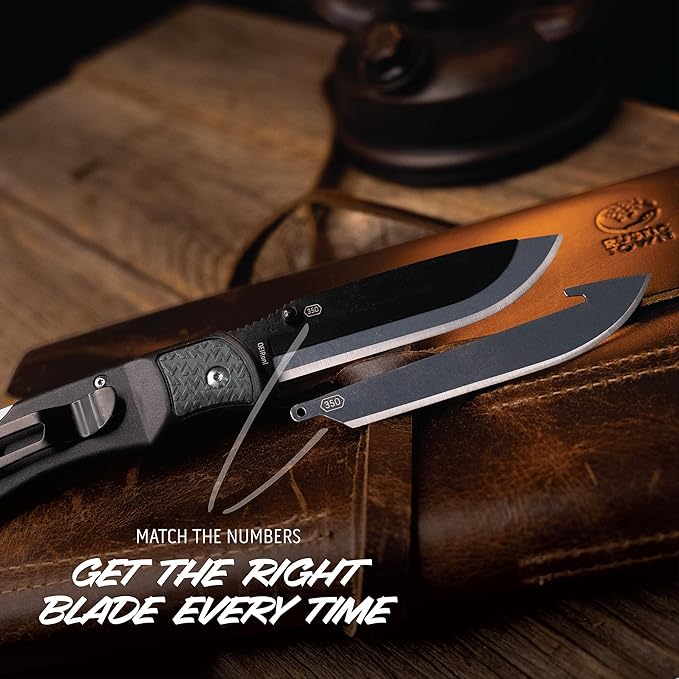OUTDOOR EDGE 3.5 RazorLite EDC Knife. Pocket Knife with Replaceable Blades and Clip. Perfect For Hunting and Skinning Deer. Gray with 6 Blades