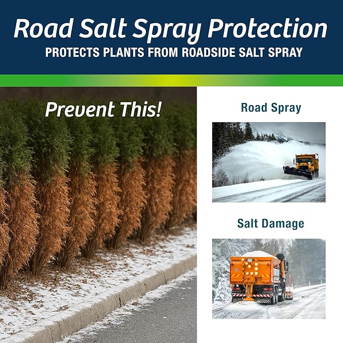 Wilt-Pruf® Concentrate | Protect Against Winter Damage Drought and Stress | Just Spray &amp Let Dry | Locks in Moisture w/Clear Foliar Film | Professional-Grade &amp Trusted | Replaces Burlap | (1