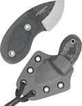 Condor Tool &amp Knife Tortuga Neck Knife | 1075 High Carbon Steel Belt Knife with a Micarta Handle | Fixed Blade Knife Necklace with a Kydex and Paracord Sheath | 1.43in Blade | 3.18oz