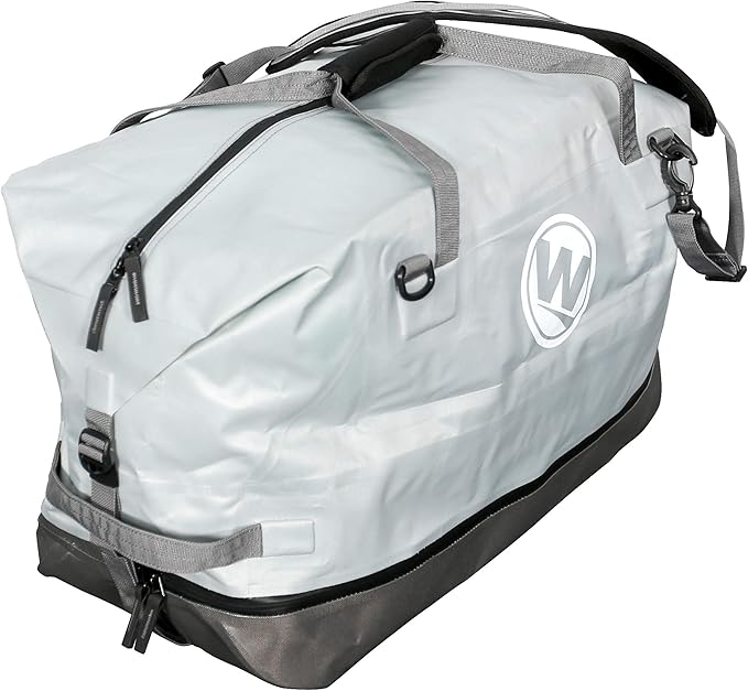 Wilderness Systems Escape Wet/Dry Duffle Bag | Kayak Drybag with Separate Wet and Dry Storage | Waterproof Zipper and Compression Straps | 45-80L