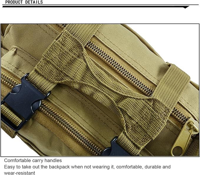 Deployment Bag Tactical Waist Pack Small Sling Pack Hand Carry Bag Handlebar Bag
