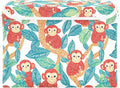 Storage Cube with Lid Cartoon Monkey Print 16.5×12.6×11.8 IN 1 Pack Collapsible Large Capacity Foldable Storage Basket Bin Organizer