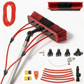 19.7Feet Reach Solar Panel Cleaning Brush &amp Pole Water Fed Pole KitSuitable for high Windows Cleaning Solar photovoltaic Panel Cleaning and Cleaning Cars Trucks Vans caravans Windows