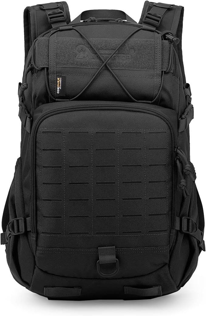 Mardingtop Small Military Tactical Backpack for Men25L Molle Cordura Backpack for HikingCampingRucking