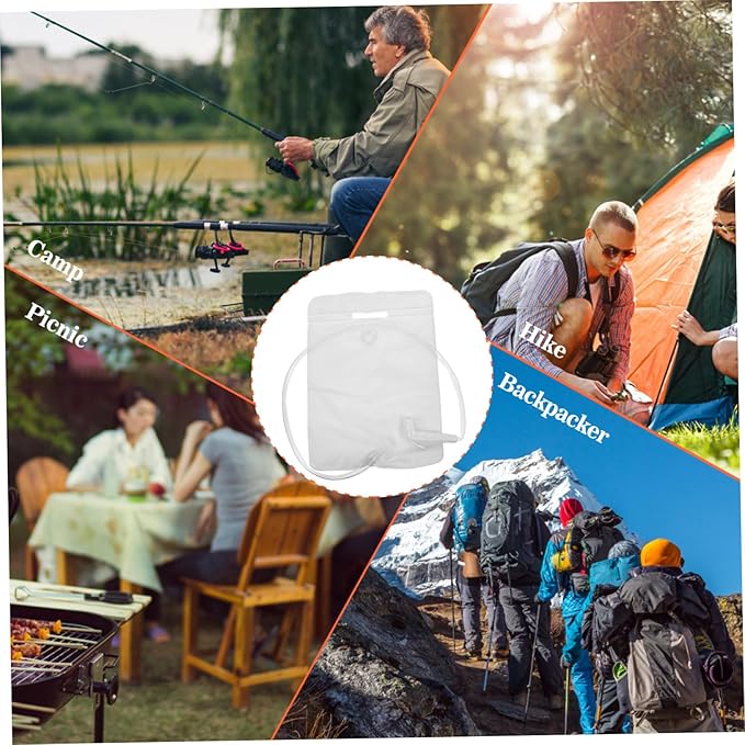 Portable Camping Shower Bag Water Bag for Outdoor Showers Capacity with Showerhead Easy to Use for Camping Hiking and Emergency Water Needs
