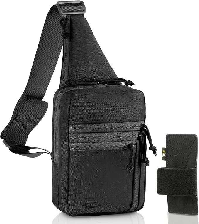 M-Tac CCW Sling Bag for Men &amp Women - EDC Shoulder Bag Tactical - Crossbody Concealed Carry Bag - Mens Chest Pack