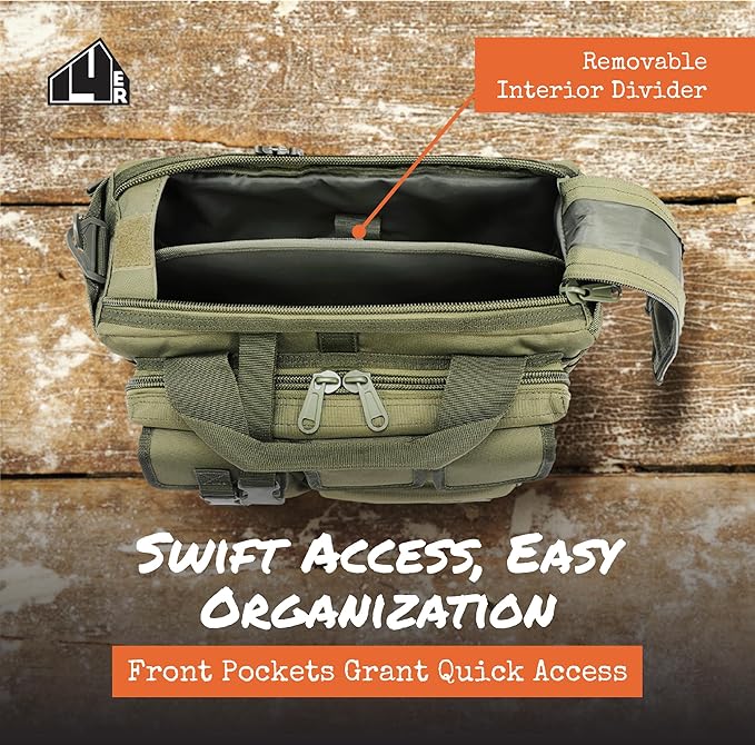 Gun Range Bag | Custom Pistol Range Bag Gun Range Bags for Handguns and Ammo | Shooting Bag Ammo Bag for Range Pistol Bag Handgun Bag | Firing Range Bags Shooting Gun Bag