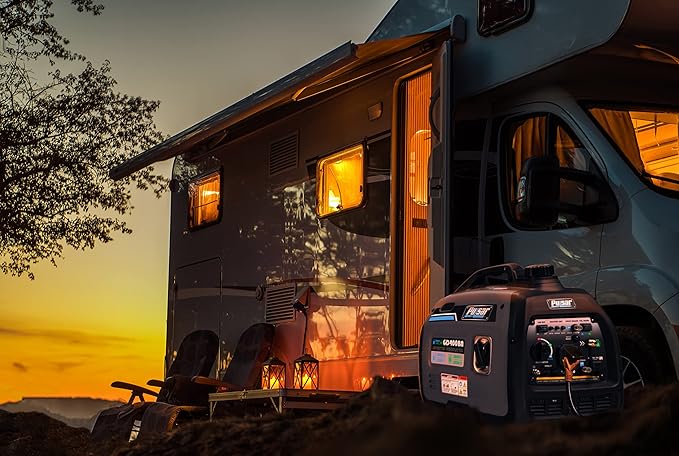 Pulsar Products GD400BN 4000W Portable super-quiet Dual Fuel &amp Parallel Capability RV-Ready CARB Compliant