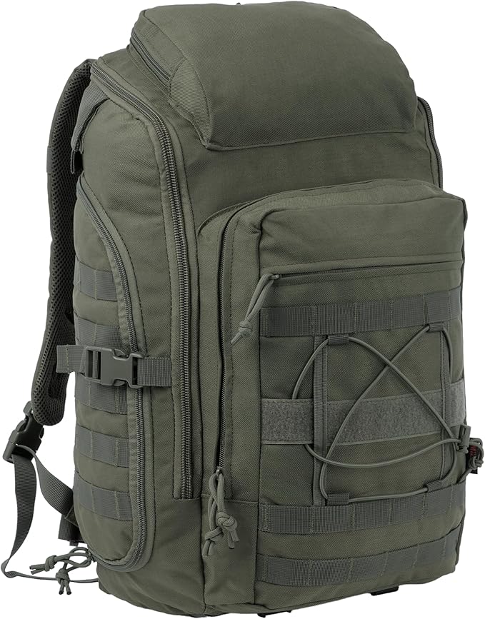35L Tactical Backpack Military Rucksack MOLLE Quick-Access Flap EDC Pack for Hiking Camping Travel Work Bugout Emergency