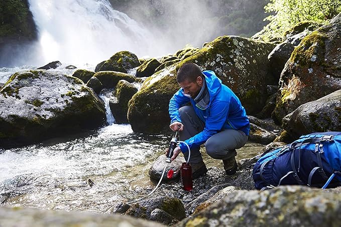 Katadyn Pocket Water Filter for Backpacking Group Camping &amp Emergency Preparedness