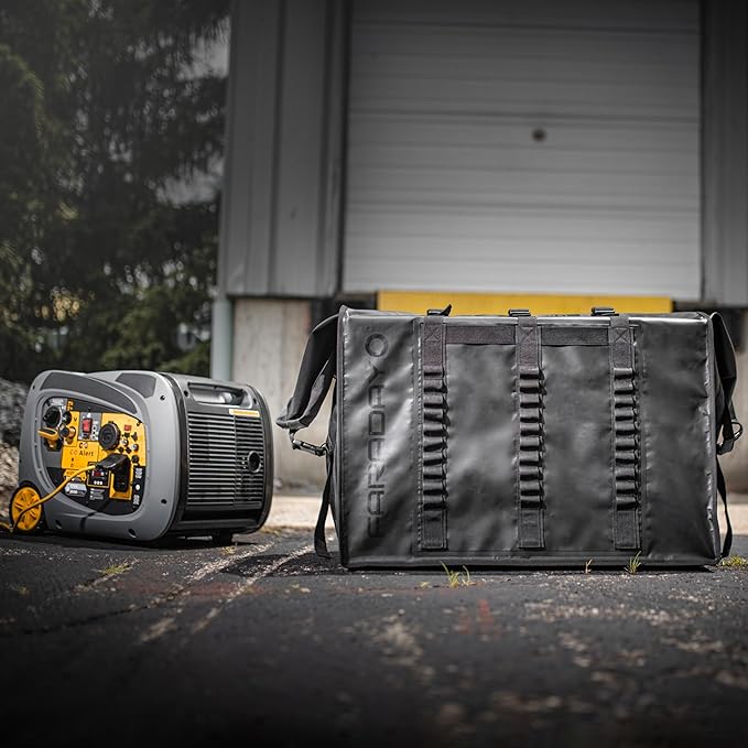 Faraday Generator Dry Bag | EMP Protection | Waterproof Cover | Fits Mid-Size Generators | Heavy Duty Material | MOLLE Webbing | Supported Base Structure