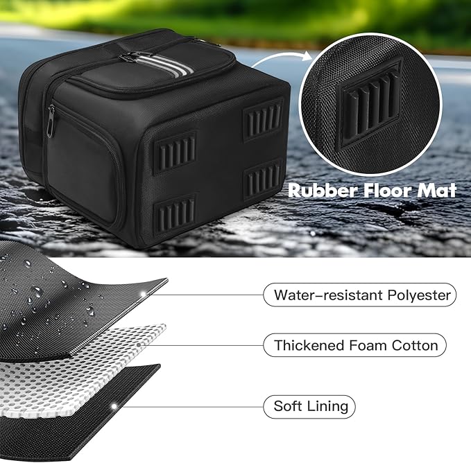 Portable Power Station Carrying Case Bag Compatible with BLUETTI AC2A Power Station Generator Protective Shoulder Bag Storage Cover