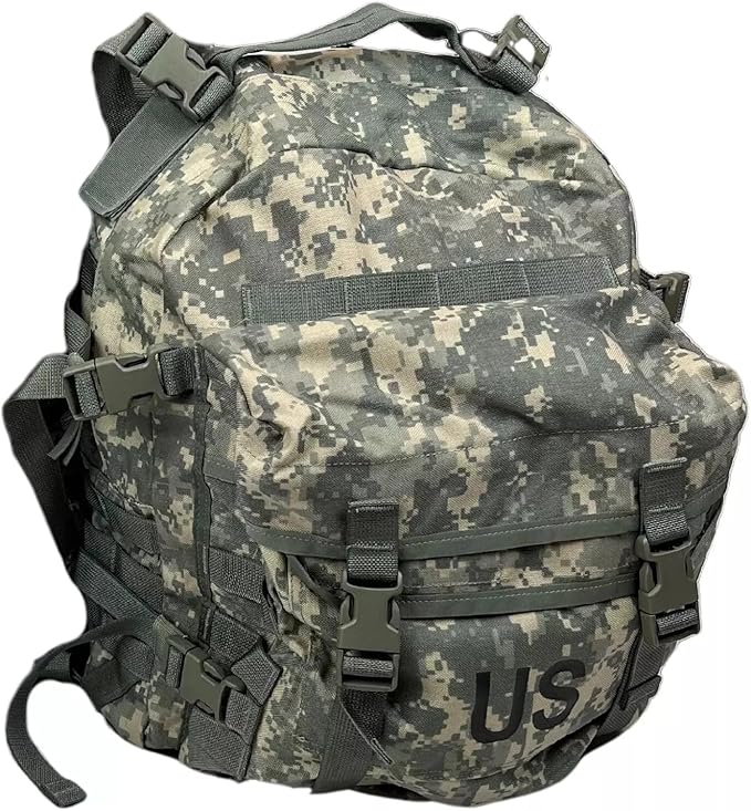 MOLLE Assault Pack - US Army Style G.I. Tactical Backpack - ACU Camouflage Large Capacity 3-Day Assault Bag
