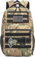 Kids Tactical Backpack Army Molle Bookbag Military Boys Backpack for School Outdoor Camping CM