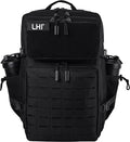LHI Tactical Military Backpack for Men 25L/45L Large Molle Army Assault Pack 3 Day Hiking Rucksack With Bottle Holder
