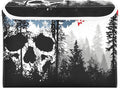 Skull Forest Print Storage Basket Bins with Lid Foldable Flip-top with Handle for Home Office 16.5×12.6×11.8 in 1 Pack