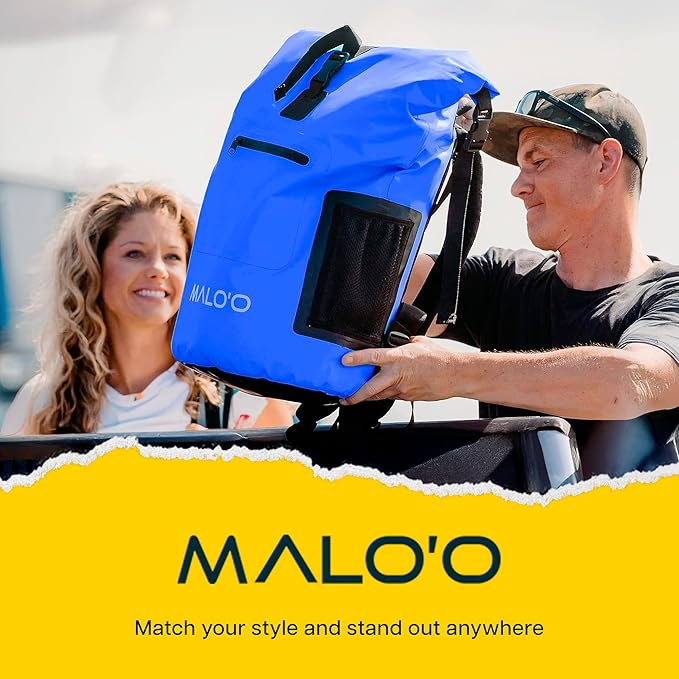 Malo’o Pro Insulated Backpack Cooler Leakproof Soft Cooler Backpack for Camping Fishing Hiking Kayaking Beach