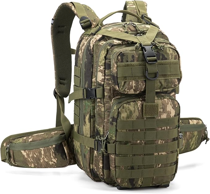 Camo hunting backpacksmall tactical backpack military backpack for men camping backpack 3-day bag(Camouflage)