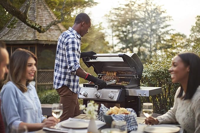 Weber Spirit S-315 Liquid Propane Gas Grill Stainless Steel