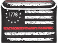 1776 Distressed American Flag Usa Black Storage Boxes with Lids Foldable Clothing Storage Large Stackable Storage for