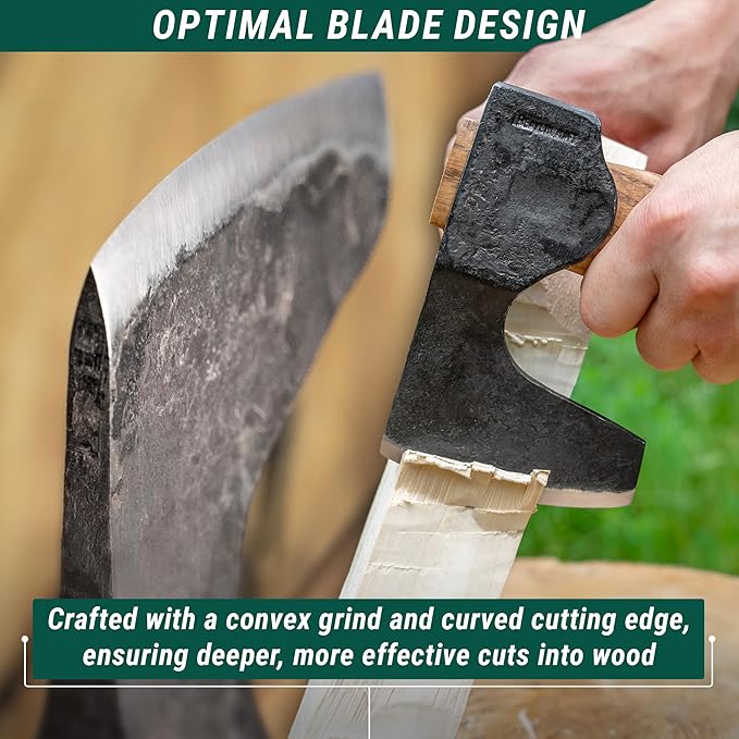BeaverCraft AX6 Bushcraft Axe AX3 Camping Hatchet Tool Wood Splitting Axe