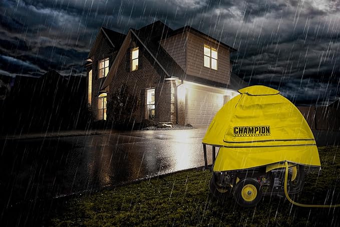 Champion Power Equipment 100376 Storm Shield Severe Weather Portable Generator Cover by GenTent for 4000 to 12500-Starting Watt Generators