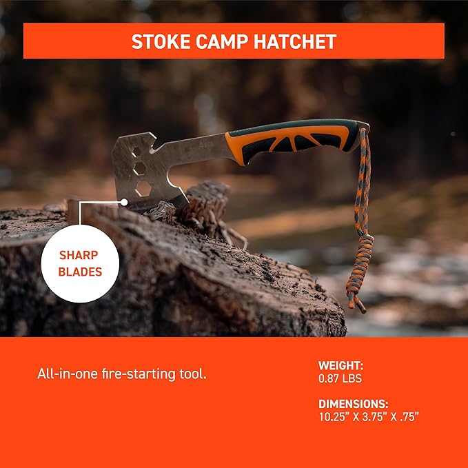 S.O.L. Survive Outdoors Longer SOL Camping Gear Stoke Camp Hatchet